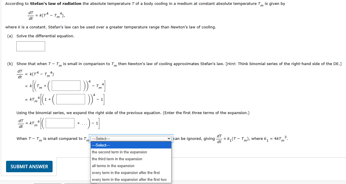 According t o Stefan's law o f radiation the a b