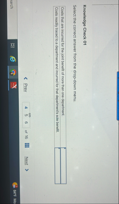 Knowledge Check 0 1 Select the correct answer