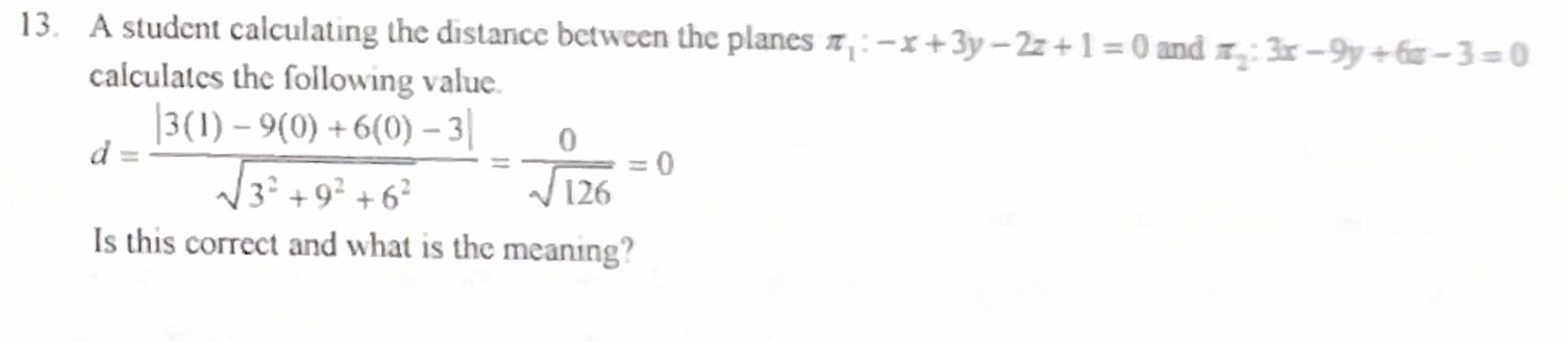A student calculating the distance between the