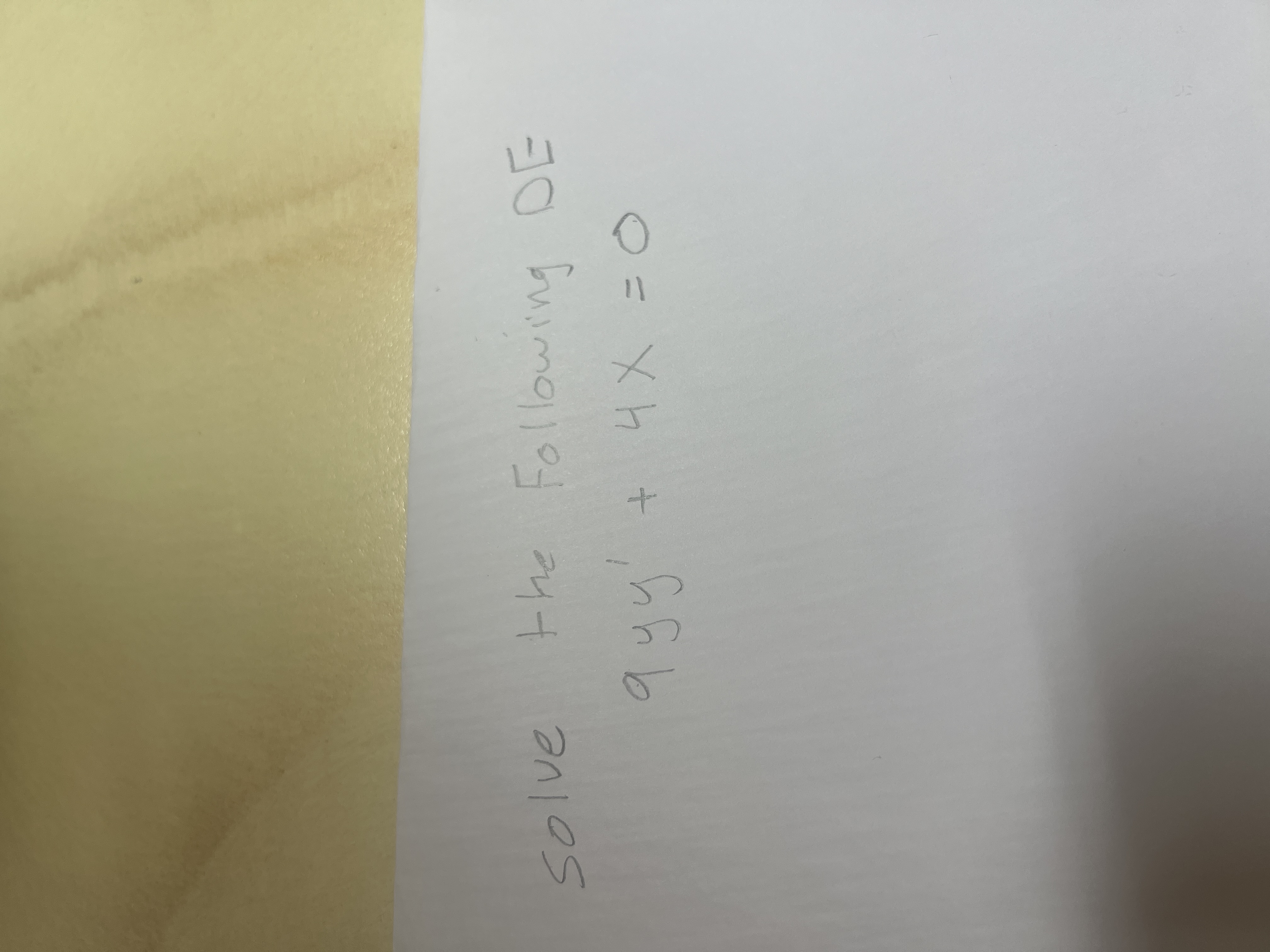 Solve the following D E 9 y y ' + 4 x = 0