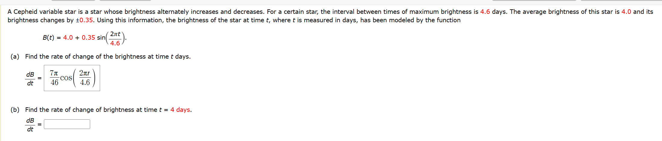 brightness changes b y + - 0 . 3 5 . Using this