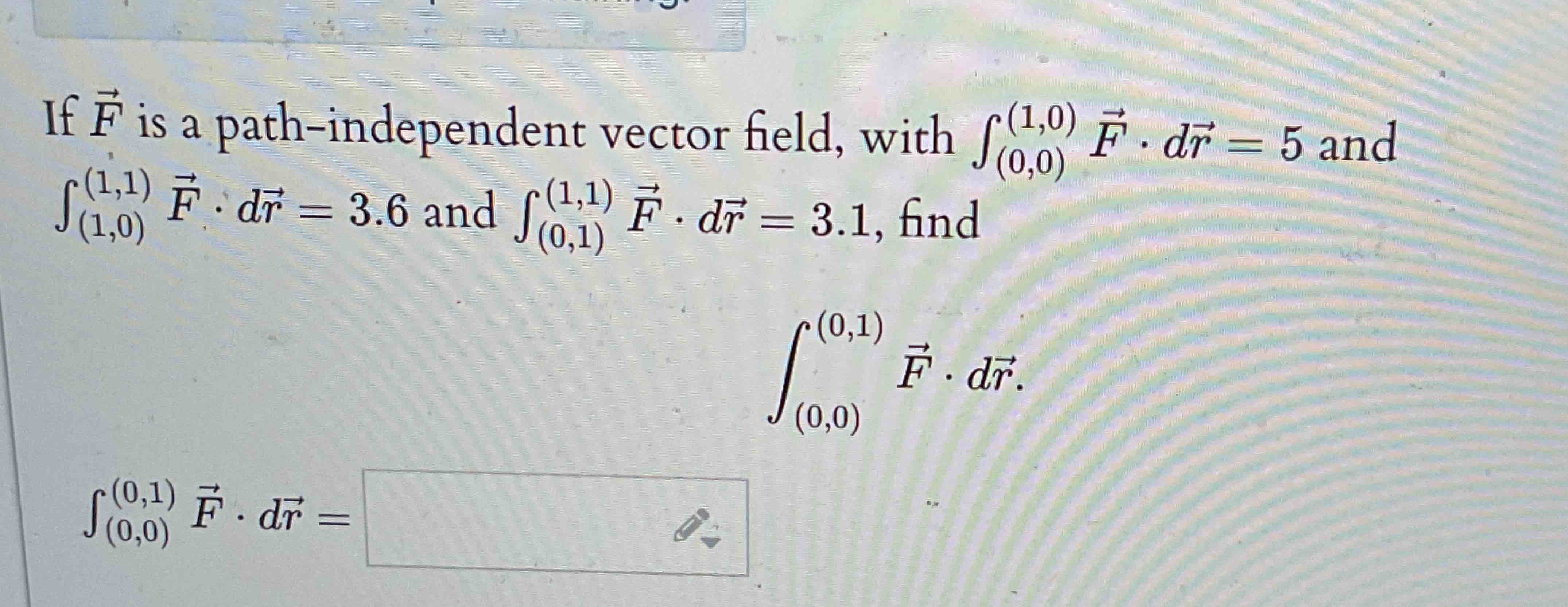 I f vec ( F ) i s a path - independent vector