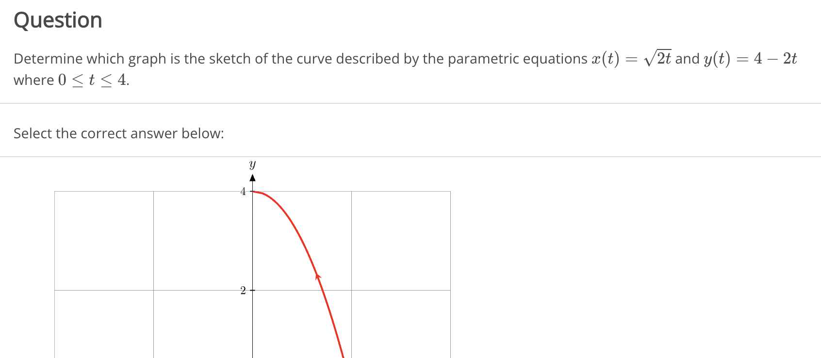 Determine which graph i s the sketch o f the