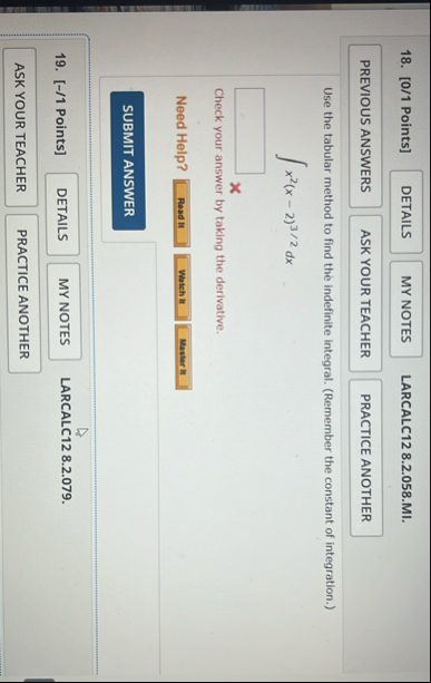 [ 0 / 1 Points ] LARCALC 1 2 8 . 2 . 0 5 8 . MI .