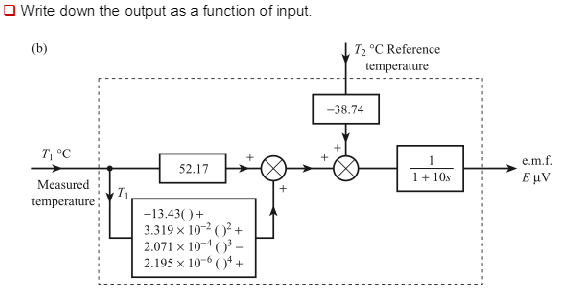 \ ( \ square \ ) Write down the output as a