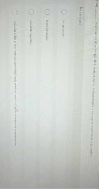 1 a ( n ) shareholders directly report their