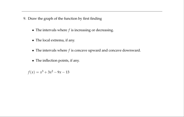 Draw the graph of the function by first finding