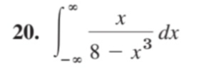 - x 8 - x 3 d x ? solve i t a t the complex