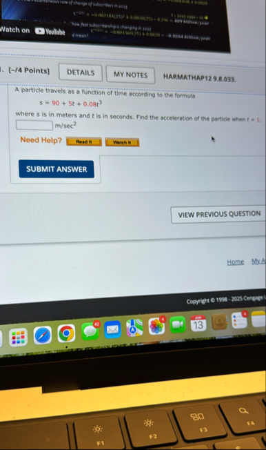 Watch on Wouldle deway? [ - / 4 Points ]