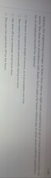 1 ots Sabrina, the engineering manager at Robin