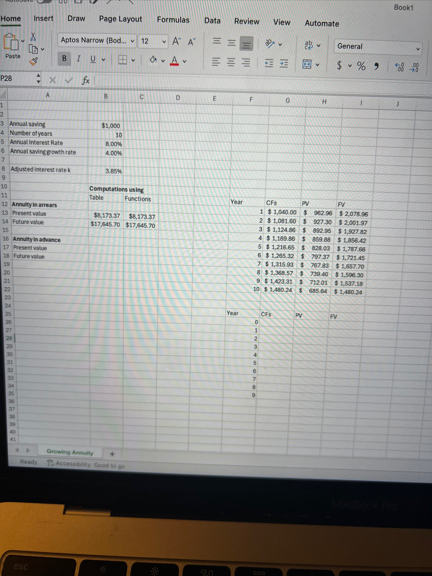Book 1 Home Insert Draw Page Layout Formulas Data