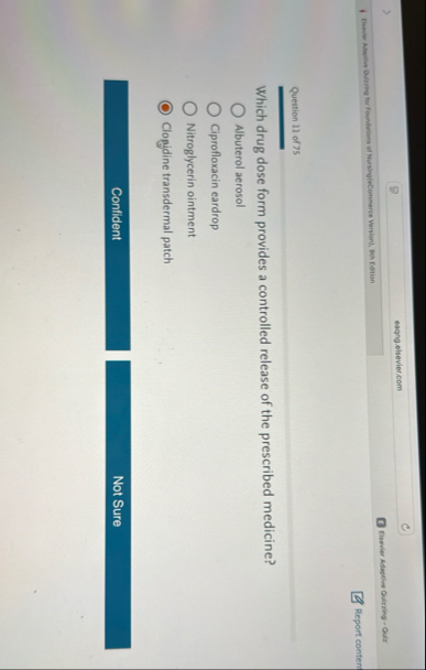 Elsevier Adsptive Quirzing - Ouly Report conten