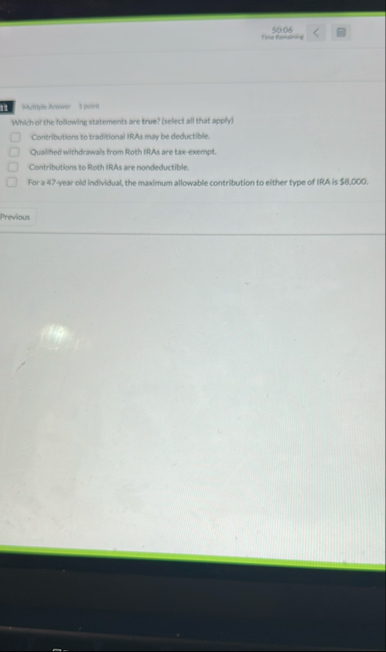 5 0 . 0 6 flue kerarde 1 1 Which of the