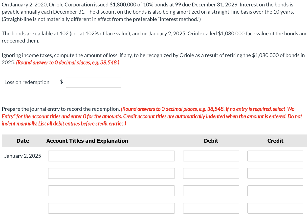 On January 2 , 2 0 2 0 , Oriole Corporation