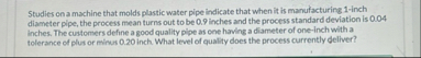 Studies on a machine that molds plastic water