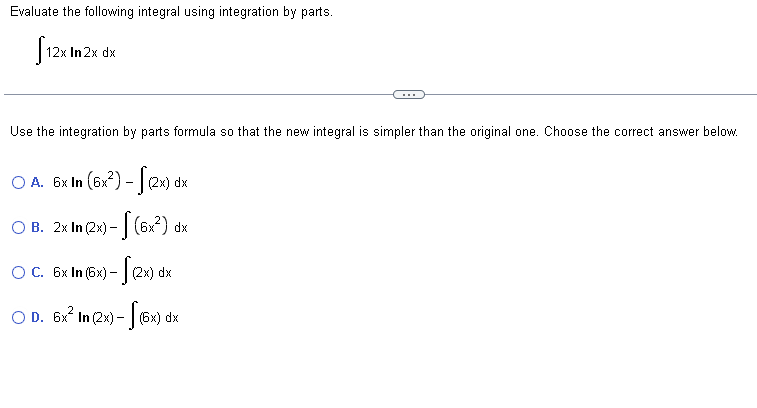 Evaluate the following integral using integration