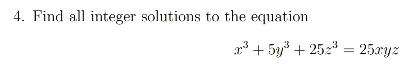 Find all integer solutions t o the equation x 3 +