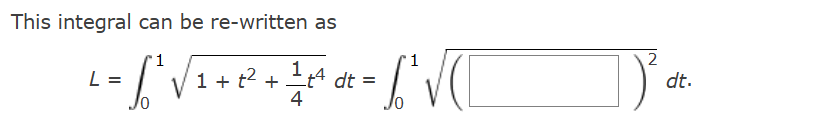 This integral can b e r e - written a s L = 0 1 1