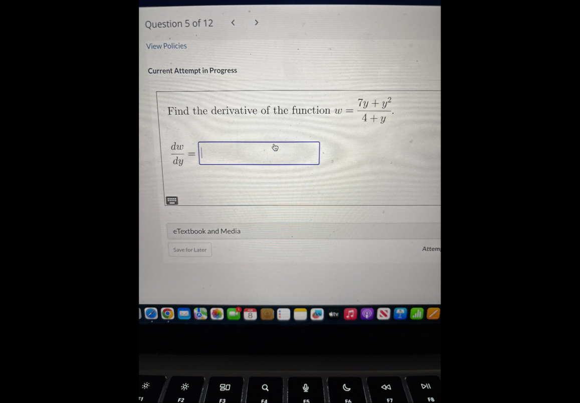 Question 5 of 1 2 View Policies Current Attempt