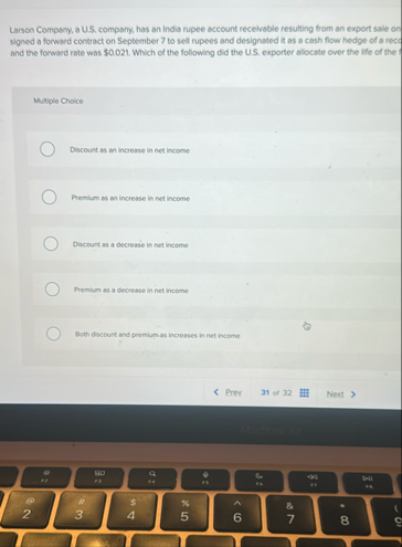 Larson Compary, a U . S . company, has an India