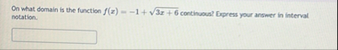 On what domain is the function f ( x ) = - 1 3 x