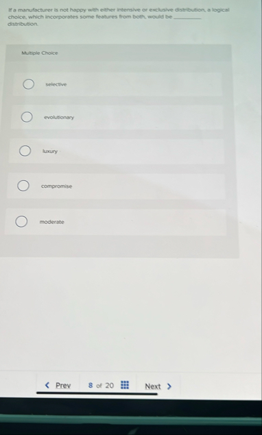 If a manufacturer is not happy with either