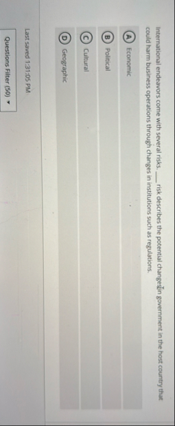 International endeavors come with several risks.