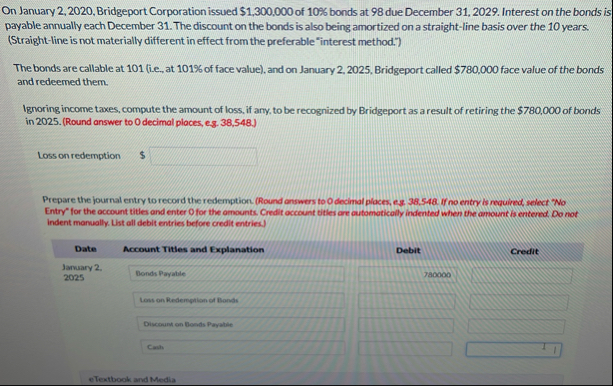 On January 2 , 2 0 2 0 , Bridgeport Corporation