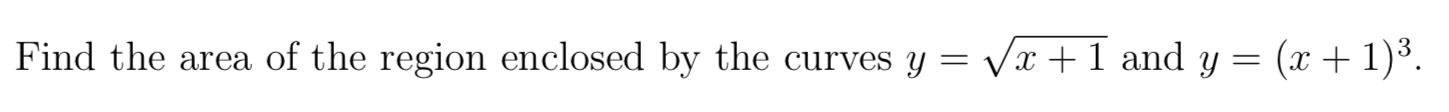 Find the area o f the region enclosed b y the