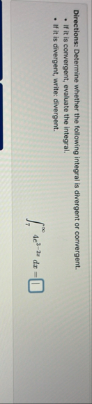 Directions: Determine whether the following