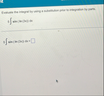 Evaluate the integral by using a substitution