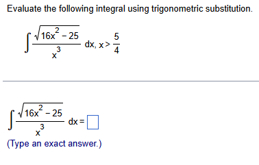 Evaluate the following integral using