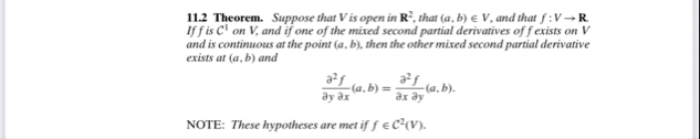 1 1 . 2 Theorem. Suppose that V is open in R 2 ,