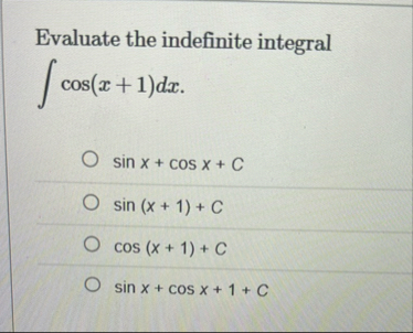 Evaluate the indefinite integral ] ) : } s i n (