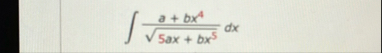 a b x 4 5 a x b x 5 2 d x