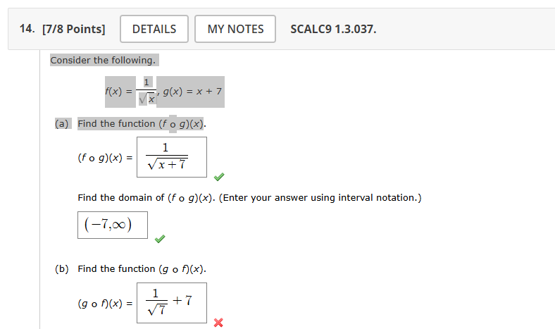 [ 7 8 Points ] SCALC 9 1 . 3 . 0 3 7 . Consider