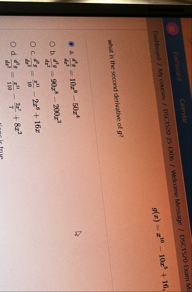Dashboard / My courses / DSC 1 5 2 0 - 2 5 - EX 0