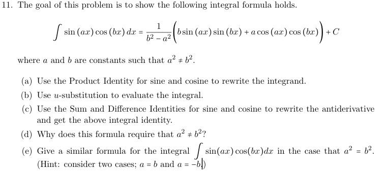 The goal o f this problem i s t o show the
