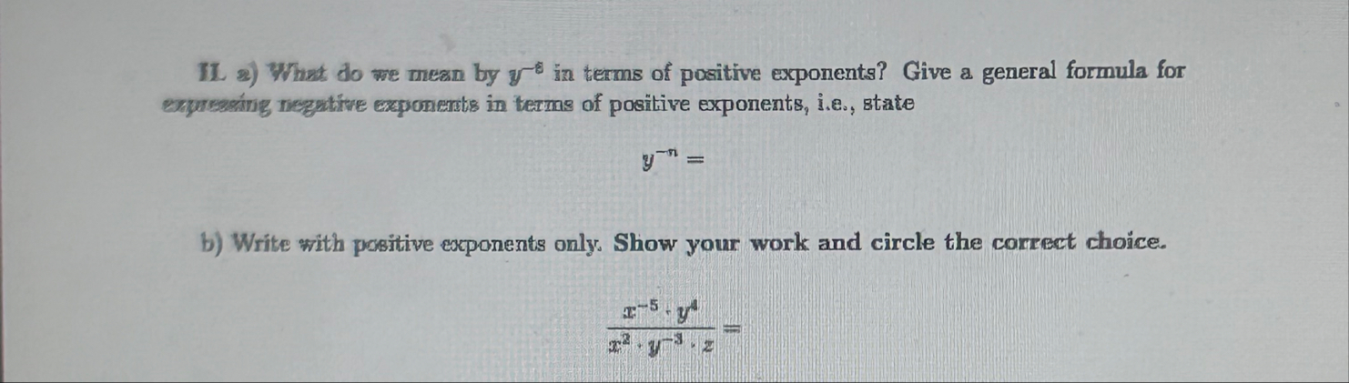 a ) What do we mean by y - 8 in terms of positive