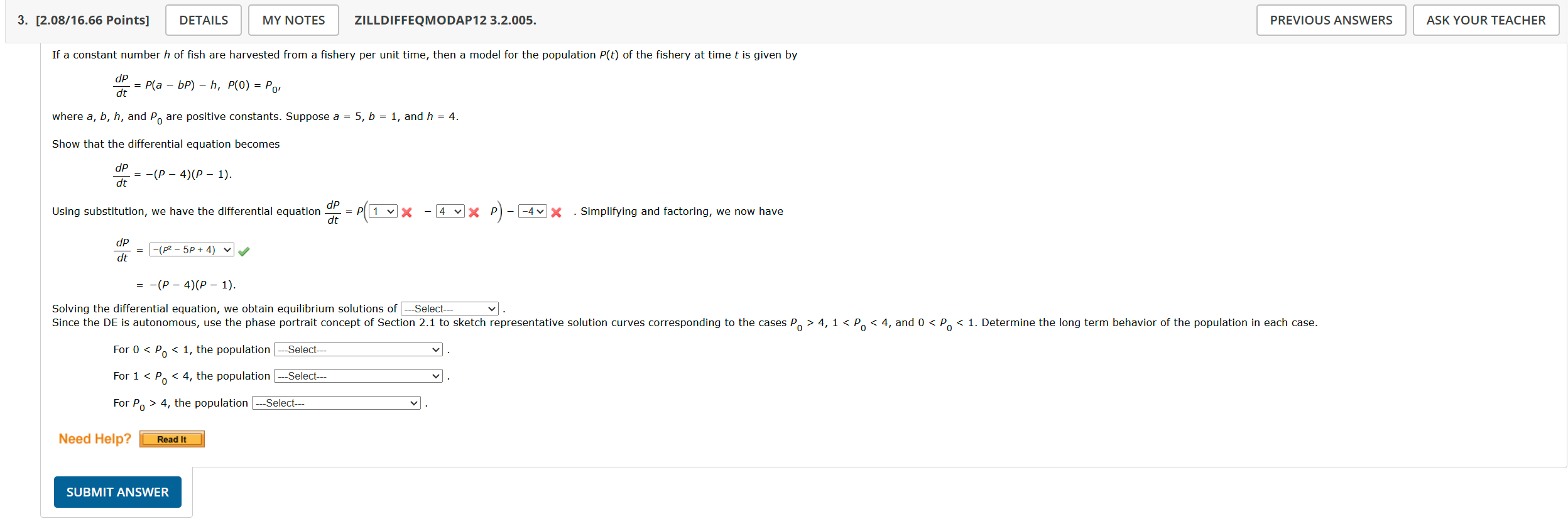 [ 2 . 0 8 1 6 . 6 6 Points ] I f a constant