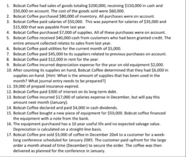 Create a T account for 1 - 1 7 . I will rate