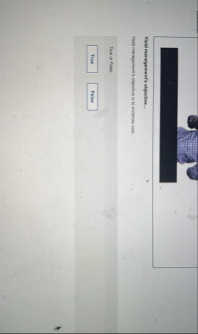 Yield management's objective... Vield