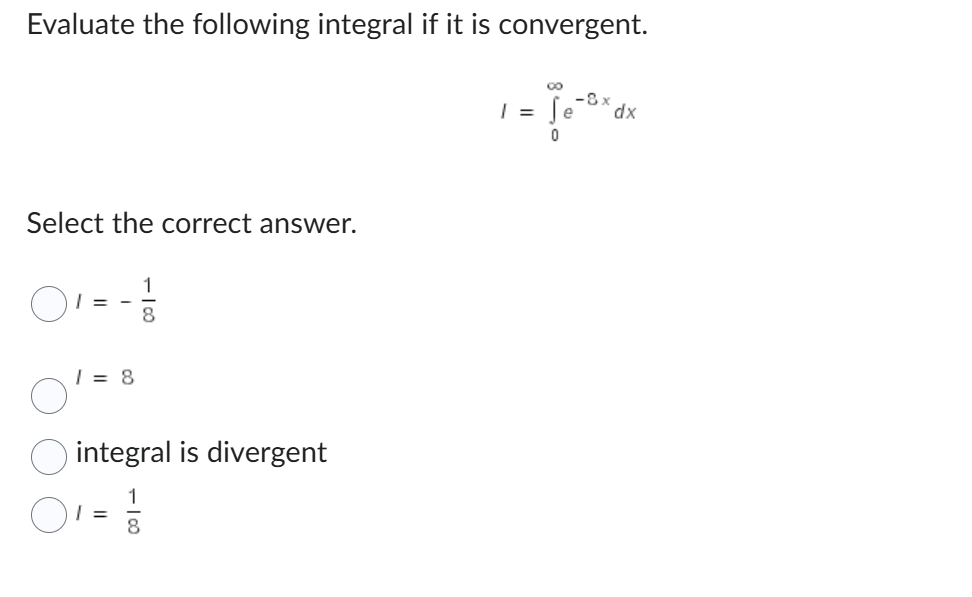 Evaluate the following integral i f i t i s