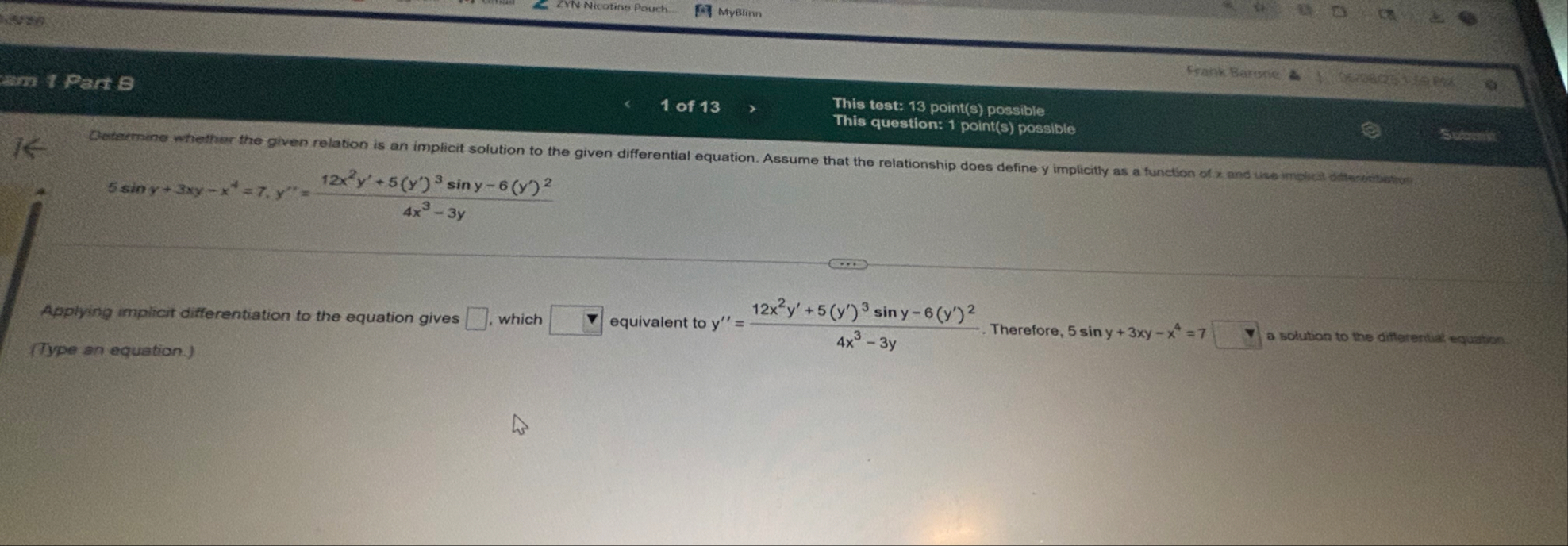 NEXTS MyBBim Part B Frank Berrone 1 of 1 3 This
