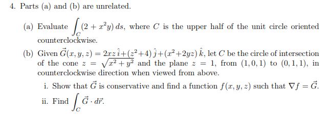 Parts ( a ) and ( b ) are unrelated. ( a )