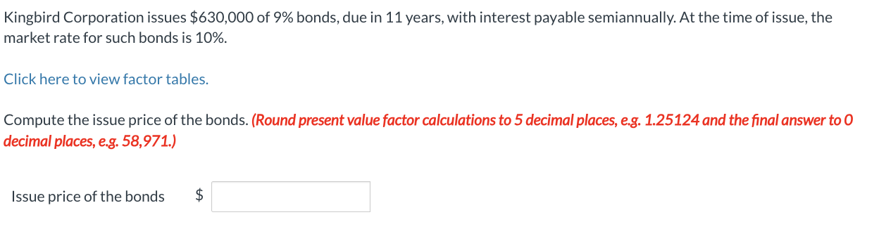 Kingbird Corporation issues \ ( \ $ 6 3 0 , 0 0 0