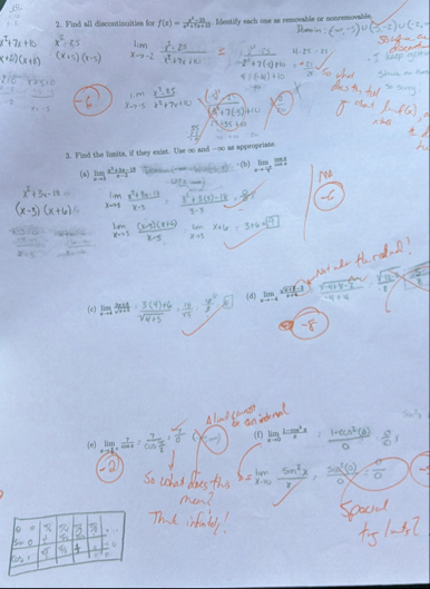 1 0 Domin : Soly - ar thesent ( - 6 ) lim x - 5 x