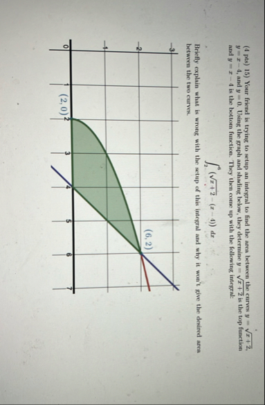 ( 4 pts ) 1 5 ) Your friend is trying to setup an