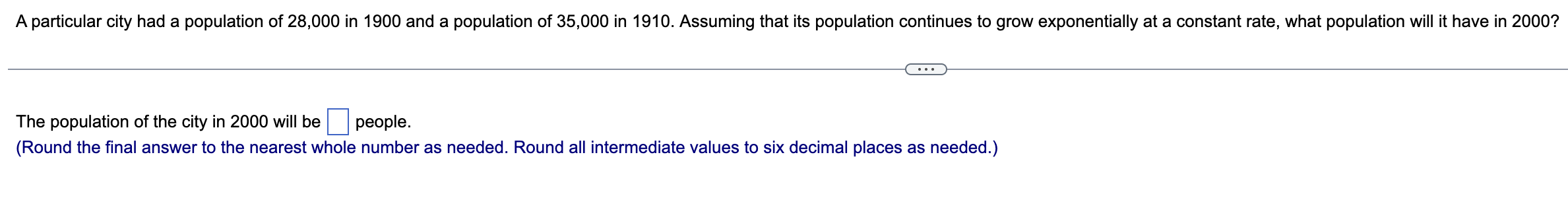 A particular city had a population of 2 8 , 0 0 0
