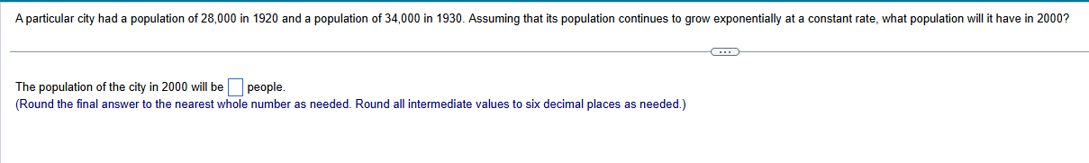 A particular city had a population o f 2 8 , 0 0